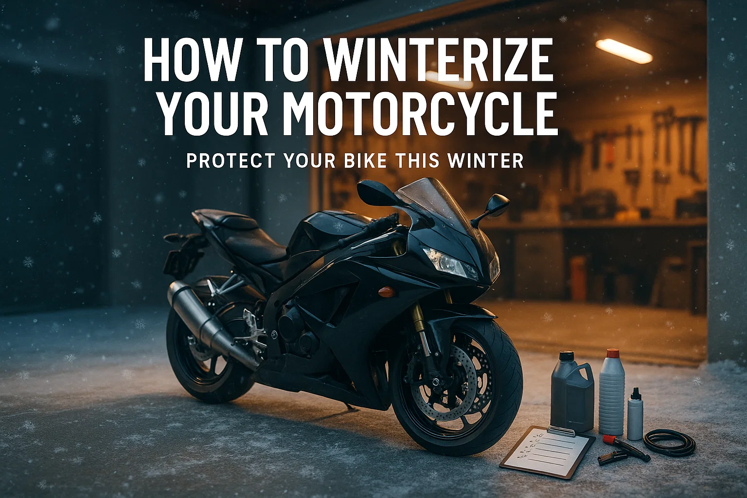 winterize motorcycle